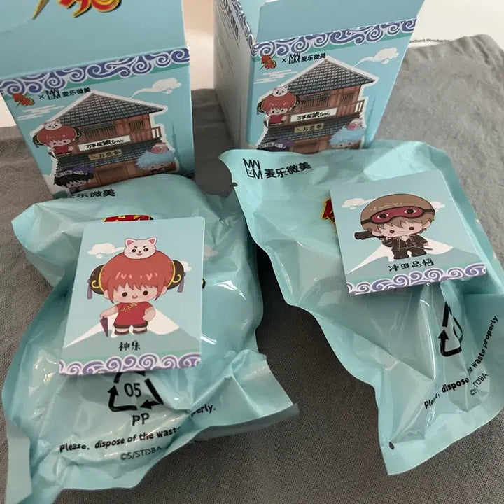 [BUNJANG] Gintama Kon-Nan Figure My-La-Way Kagura &amp; Sougo Set / 은혼 콩눈피규어 마이러웨이 (카구라, 소고)