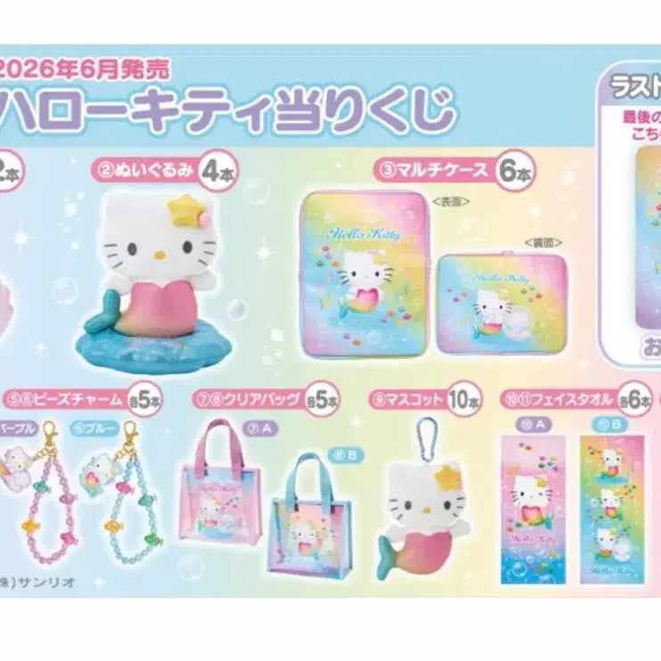 [BUNJANG] Hello Kitty Mermaid Water Bottle Mint / 헬로키티 쿠지 인어 물병 민트