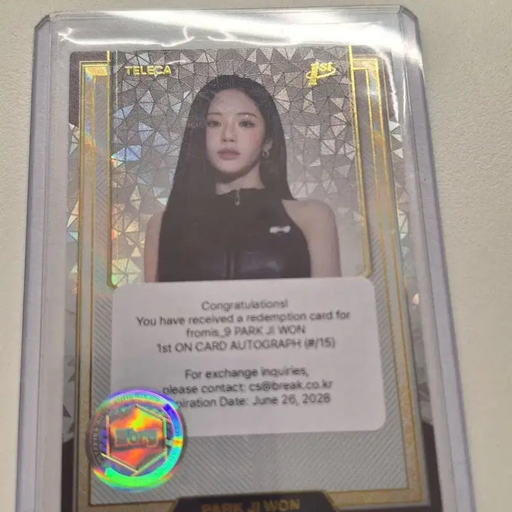 [BUNJANG] fromis_9 Park Jiwon Redemption Photocard (Limited Edition 15) / 테레카 프로미스나인 박지원 리뎀션 15한정 판매합니다