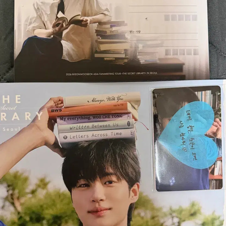 [BUNJANG] Byun Woo Seok Fan Meeting Photocard Set, Confetti, Slogan, Postcard / 변우석 팬미팅 포토카드 컨페티 +  슬로건 + 엽서