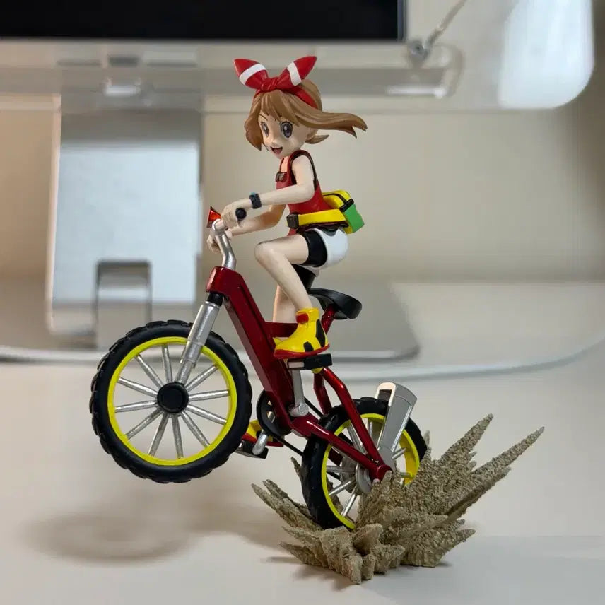[BUNJANG] Pokemon Scale World JB Studio Bicycle Spring Figure (Defective) / 포켓몬스터 스케일월드 레진 jb 자전거 봄이 하자품