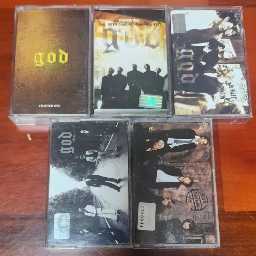[BUNJANG] god 1st-5th Album Cassette Tapes / god 카세트 테이프 1~5집
