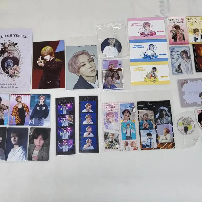 [BUNJANG] Yesung Birthday Cafe Goods Collection / [23시까지 할인]슈퍼주니어 예성 생카 굿즈 일괄