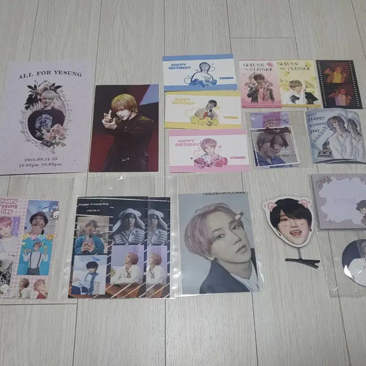 [BUNJANG] Yesung Birthday Cafe Goods Collection / 예성 생카 굿즈 모음