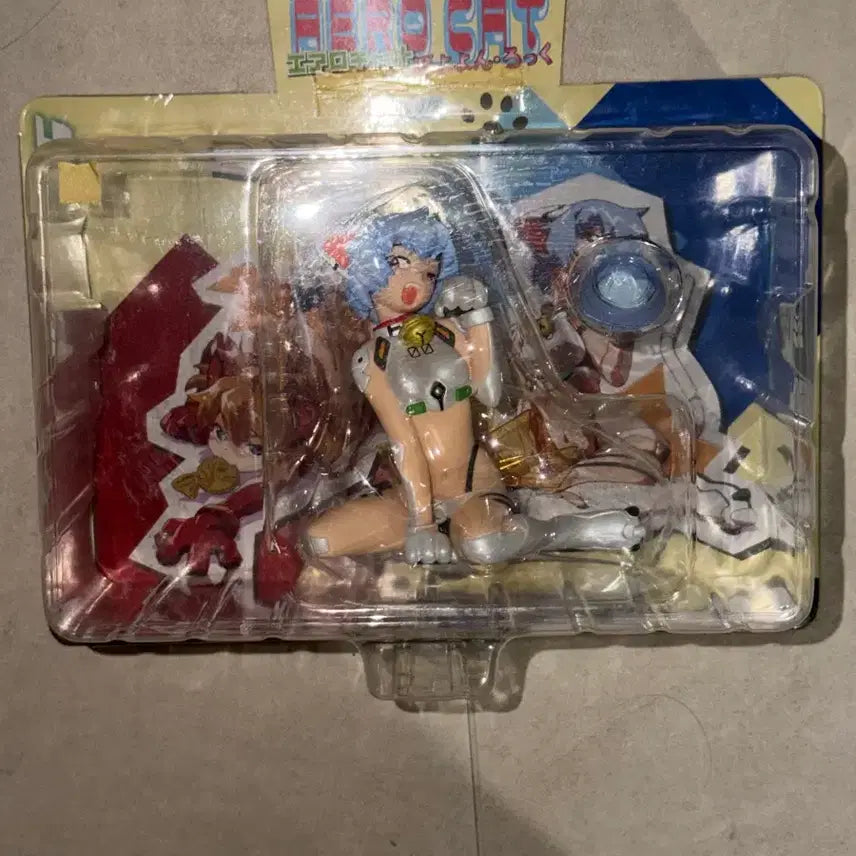 [BUNJANG] Ayanami Rei (Evangelion) Aero-Cat Figure / 에반게리온 아야나미 레이 에어로캣 피규어 고전 미소녀