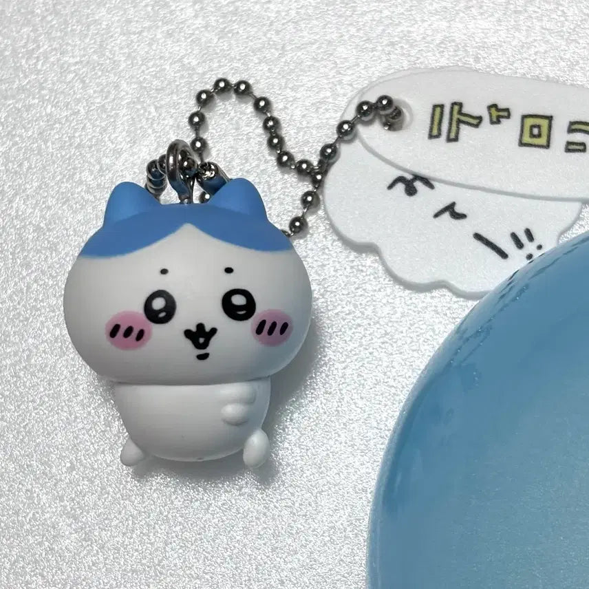 [BUNJANG] Chiikawa Hachiware Speech Bubble Keychain Gacha Figure / 먼작귀 치이카와 하치와레 말풍선 키링 가챠 피규어 양도