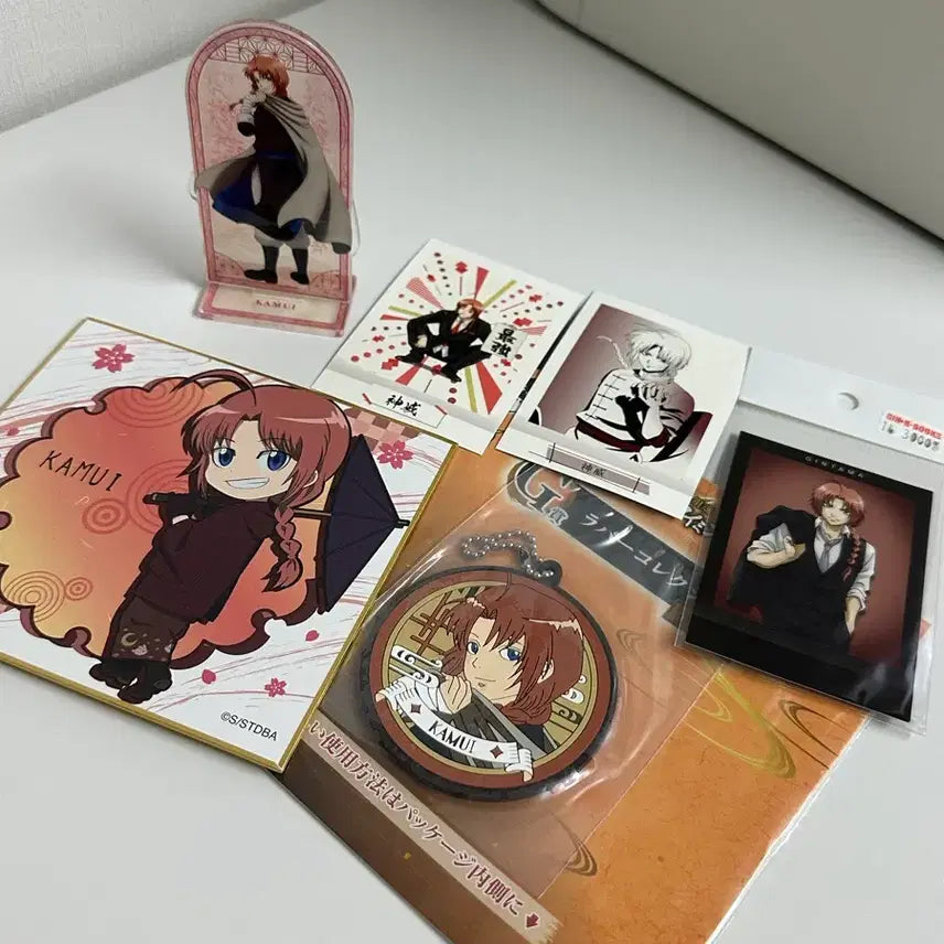 [BUNJANG] Gintama Kamui Bundle Set (Photocard, Acrylic Stand, Keyring, Shikishi) / 일괄9천/은혼 카무이 (포토카드,아크릴,키링,색지)