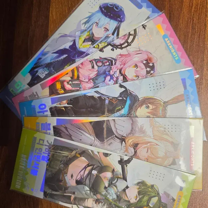 [BUNJANG] Arknights Play on the Ark Limited Hologram Ticket Set (5 Types) / 명일방주 Play on the Ark 한정 홀로그렘 티켓 5종 세트