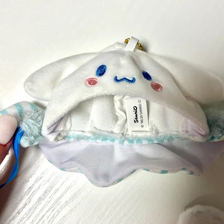 [BUNJANG] Cinnamoroll Photocard Holder Case with Headband Accessory / 시나모롤 포카홀더 케이스 인형옷 머리띠