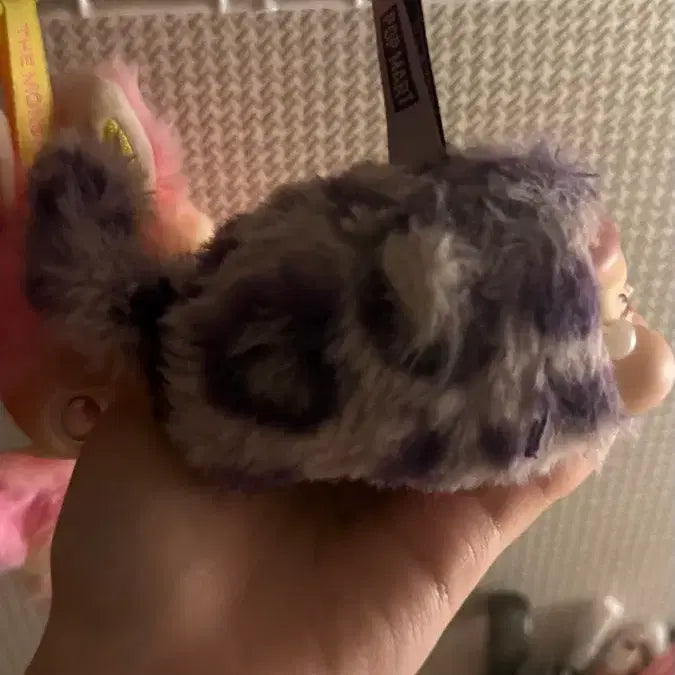 [BUNJANG] Crybaby Neon Cat Purple Plush Toy / 크라잉 베이비 보라색 고양이 네온냥이