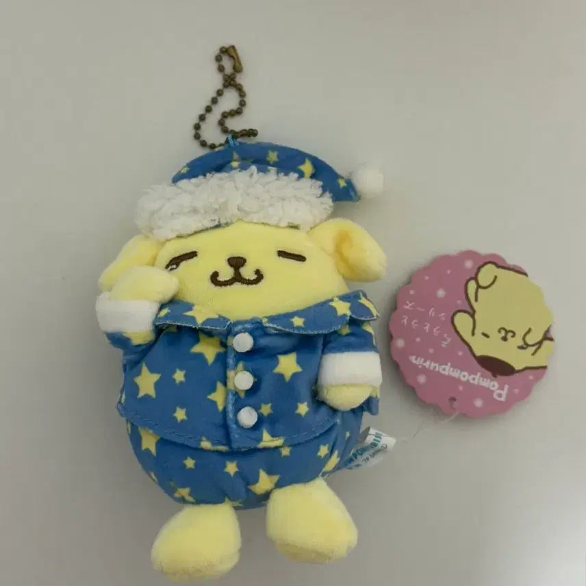 [BUNJANG] Sanrio Pompompurin Utouto Sleeping Pajama Plush / 산리오 폼폼푸린 우토우토 졸려 파자마 잠옷 인형