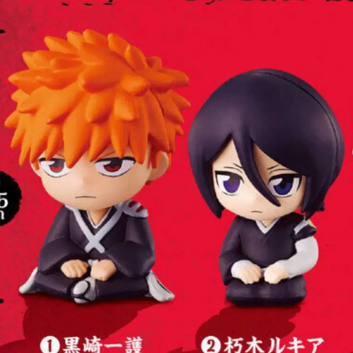 [BUNJANG] Bleach Ichigo Rukia Thousand-Year Blood War Arc Machiboke Figure Set / 블리치 이치고 루키아 천년혈전편 마치보케 피규어 가챠 일괄 양도