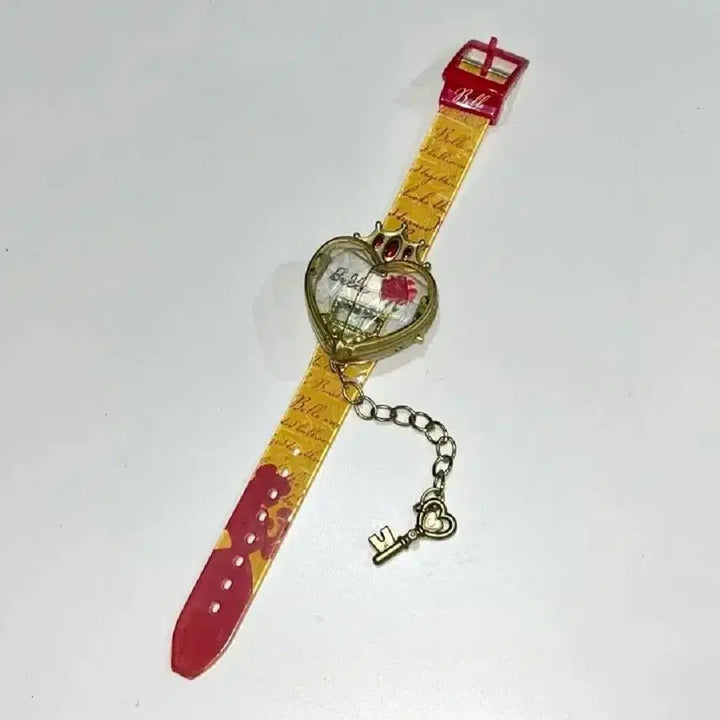 [BUNJANG] Disney Princess Magic Heart Wristwatch Vintage Toy / 디즈니 프린세스 매직하트 손목시계 고전문구 고전완구