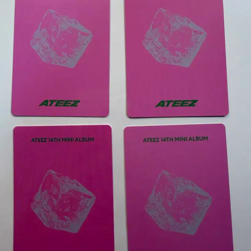 [BUNJANG] ATEEZ Photocard Album Set / 에이티즈 포토카드 4 종 poca album
