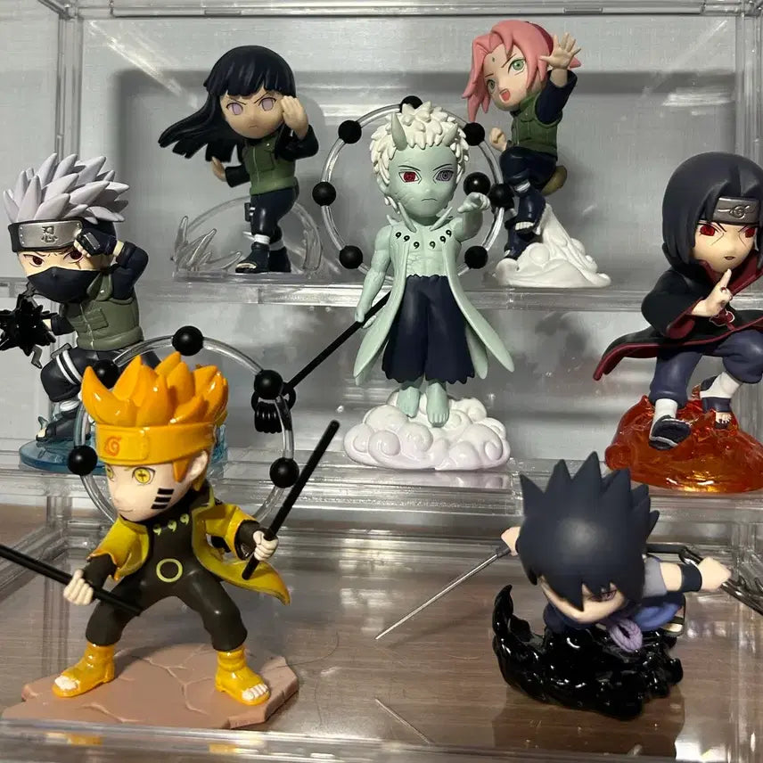 [BUNJANG] Pop Mart Naruto Ten-Tails War Figure Bundle Set (Naruto, Sasuke, Itachi, Kakashi) / 일괄) 나루토 팝마트 인계대전 피규어 육도나루토 사스케 이타치 카카시 등