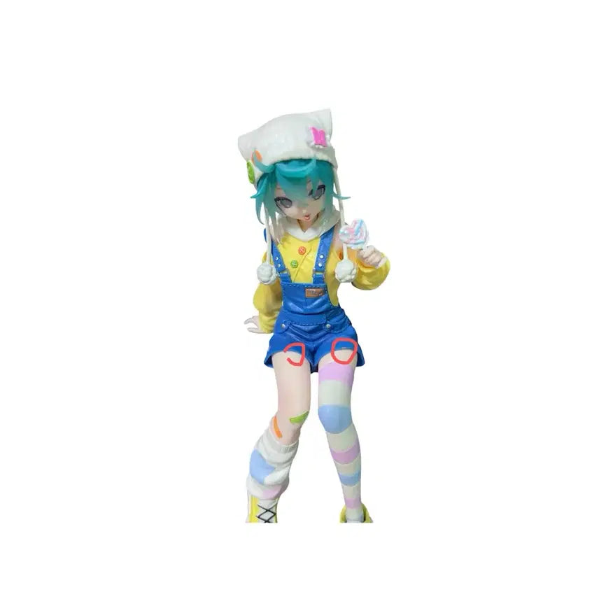 [BUNJANG] Hatsune Miku Lollipop Noodle Stopper Figure / 하츠네 미쿠 롤리팝 누들스토퍼 피규어