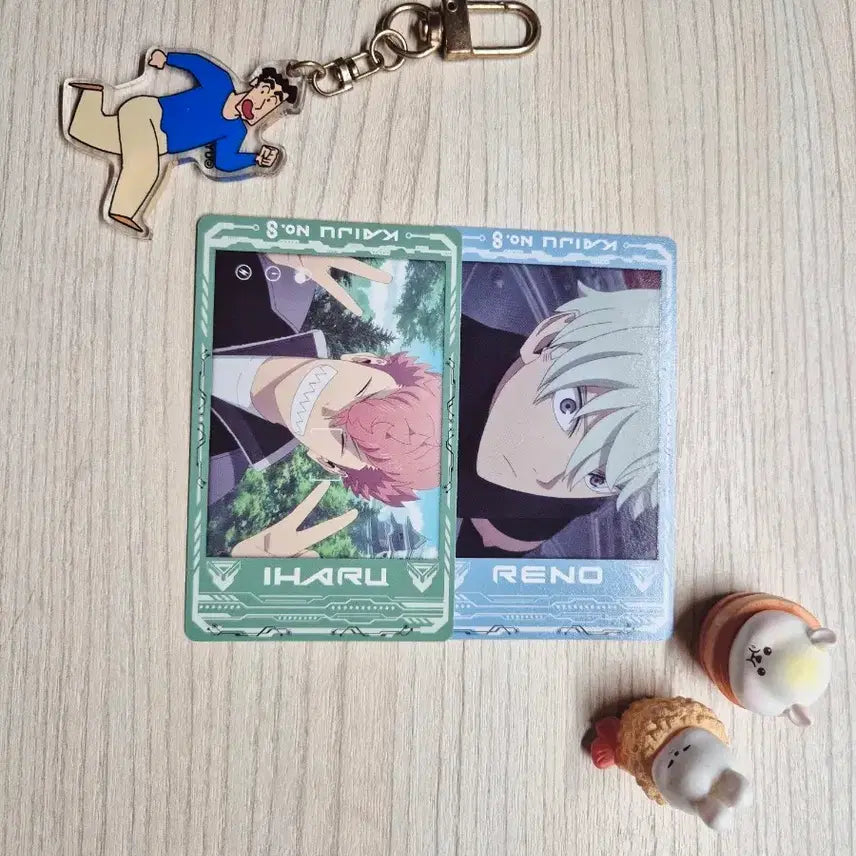 [BUNJANG] Kaiju No. 8 Reno &amp; Ichikawa Ichimaru Photocard Set / 괴수8호 레노, 이하루 카드(급처)