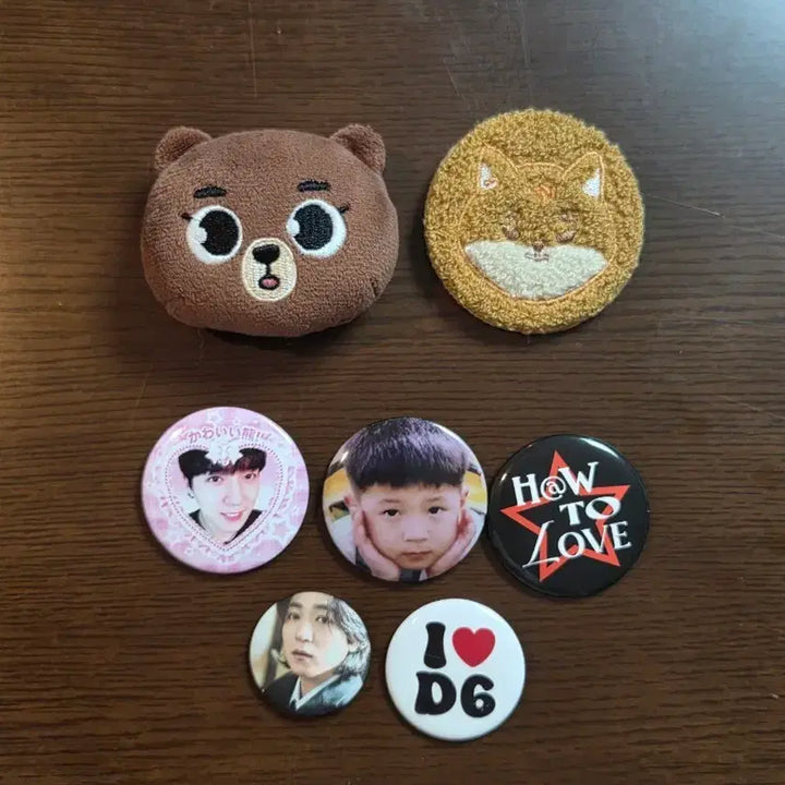 [BUNJANG] Day6 Japan MD Badges Bundle / 데이식스 뱃지 모음, 방이 일본 엠디 뱃지, 25클콘 부클 케