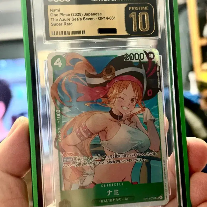 [BUNJANG] One Piece Nami Card CGC 10 Graded / 원피스 나미 카드 CGC 10 등급