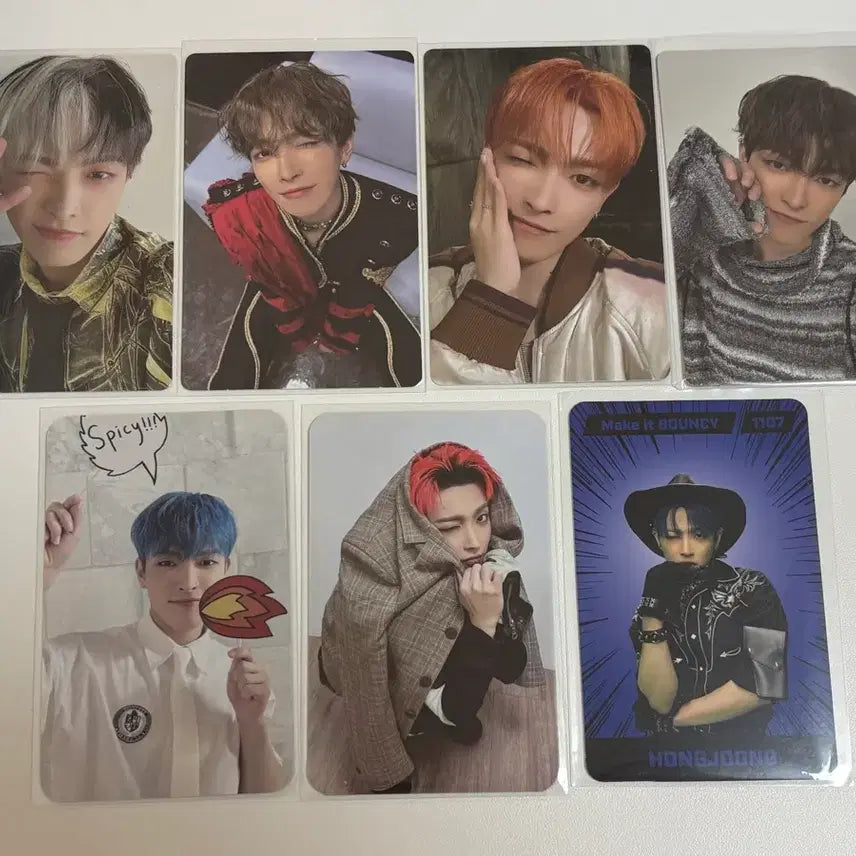 [BUNJANG] ATEEZ Hongjoong Photocard Bundle Set / 에이티즈 홍중 포카 해외한정 앨범 굿즈 일괄판매