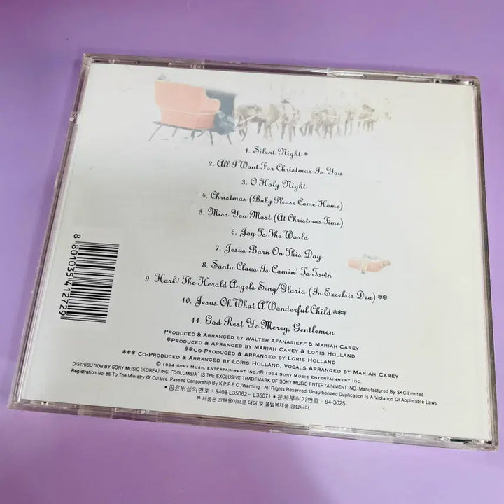 [BUNJANG] Mariah Carey Merry Christmas CD / [중고음반/CD] 머라이어캐리 Mariah Carey 크리스마스 캐롤