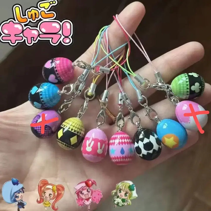 [BUNJANG] Shugo Charas Guardian Egg Keychain Set / 캐릭캐릭체인지 캐캐체 수호알 수호캐릭터 키링