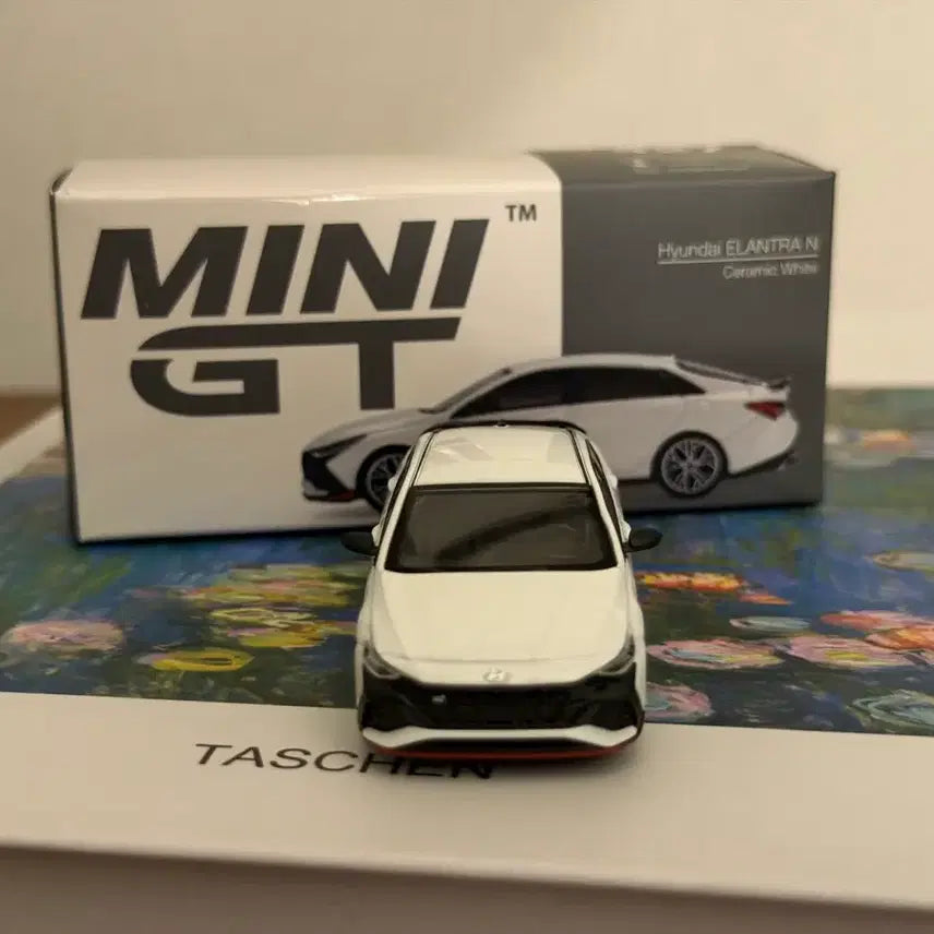 [BUNJANG] Mini GT Avante N 1:64 Scale White Diecast Model / 1:64 미니지티 아엔 화이트