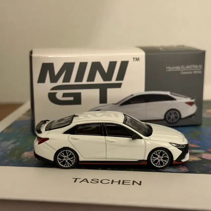 [BUNJANG] Mini GT Avante N 1:64 Scale White Diecast Model / 1:64 미니지티 아엔 화이트