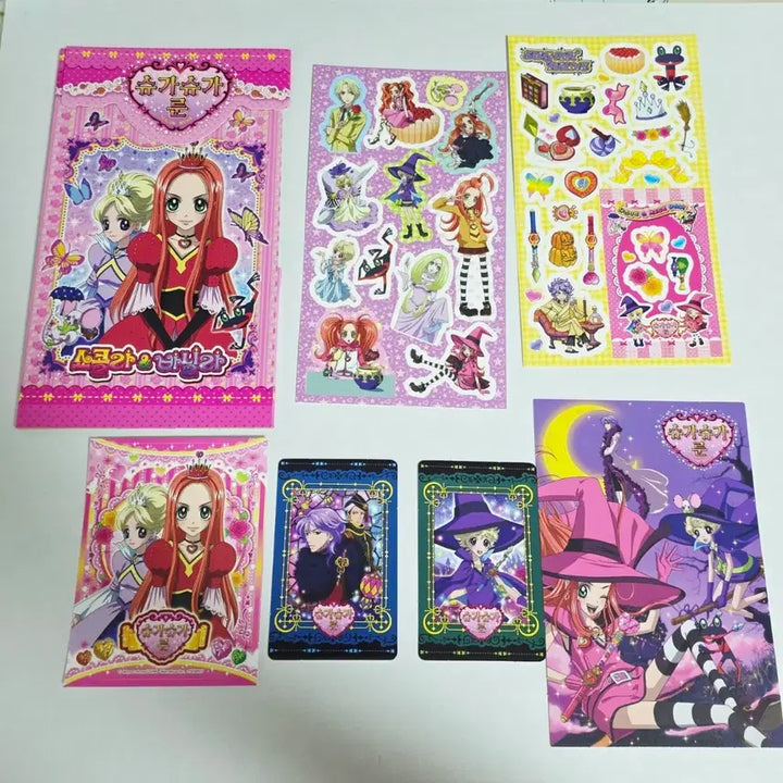 [BUNJANG] Shugo Chara! Sticker &amp; Card Set (Chocolat, Vanilla, Pierre) / [공식굿즈 ] 슈가슈가룬 스티커+ 카드 쇼콜라 바닐라 피에르