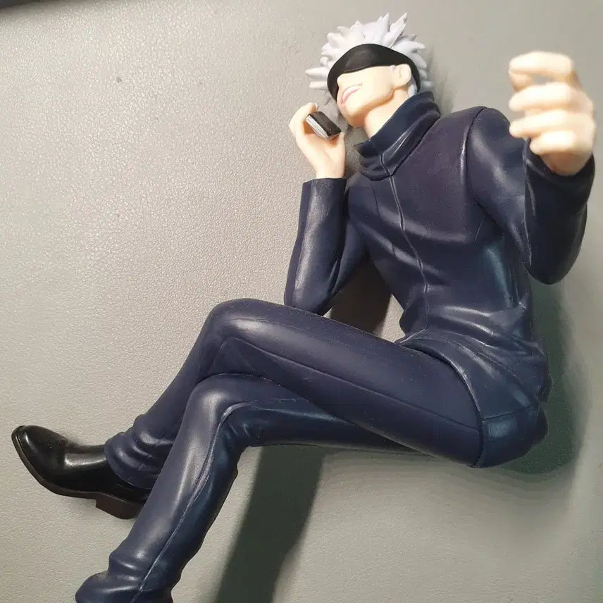 [BUNJANG] Jujutsu Kaisen Satoru Gojo Sega Chokonose Noodles Stopper Figure (Box Not Included) / 주술회전 고죠 세가 쵸코노세 피규어 누들스토퍼(상자없음)