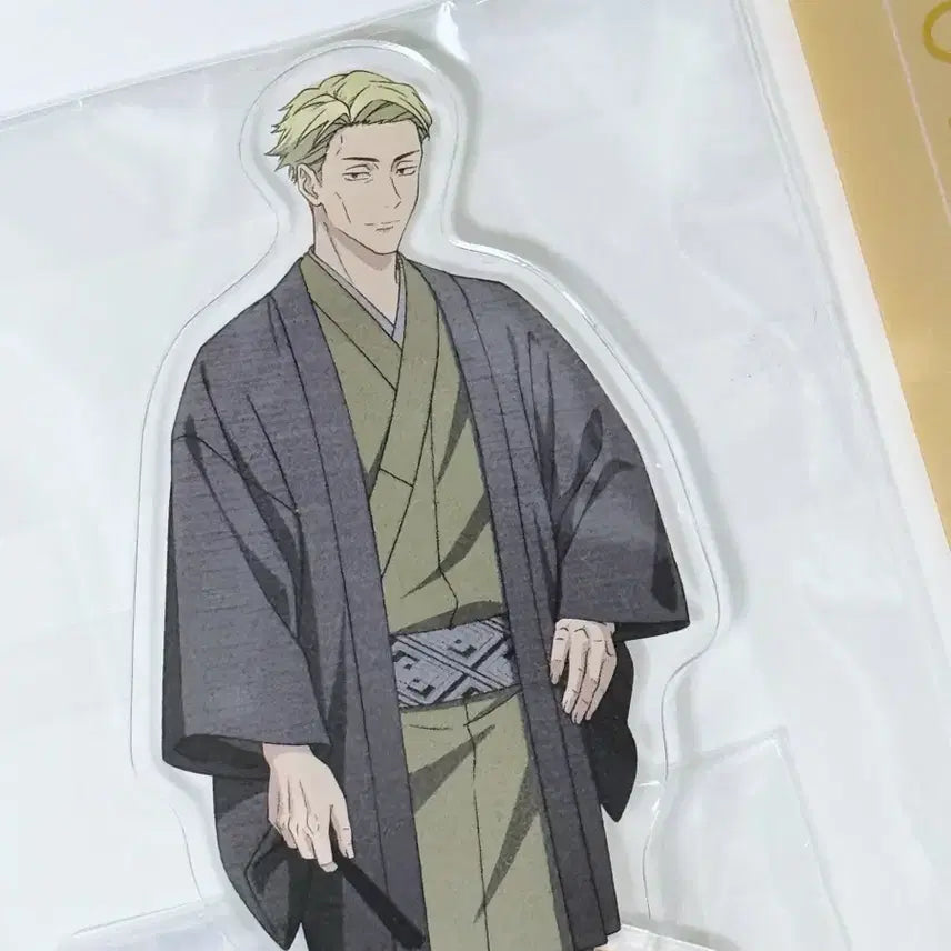 [BUNJANG] Jujutsu Kaisen Nanami Kento Yukata Series Acrylic Stand, Can Badges, Bromide, and Clear File Set / 주술회전 츠타야 팝업 유카타 아크릴 캔뱃지 특전 클리어 파일 나나미 켄토