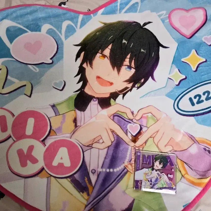 [BUNJANG] Ensemble Stars Mika Kagehira 8th Anniversary Towel + Chinese Server Acrylic / 앙스타 카게히라 미카 8주년 타올+중스타 아크릴