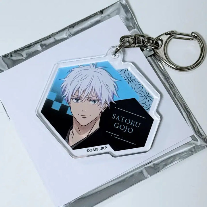 [BUNJANG] Jujutsu Kaisen Tsutaya Popup Yukata Acrylic Keychain - Satoru Gojo / 주술회전 츠타야 팝업 유카타 아크릴 키링 키홀더 고죠 사토루