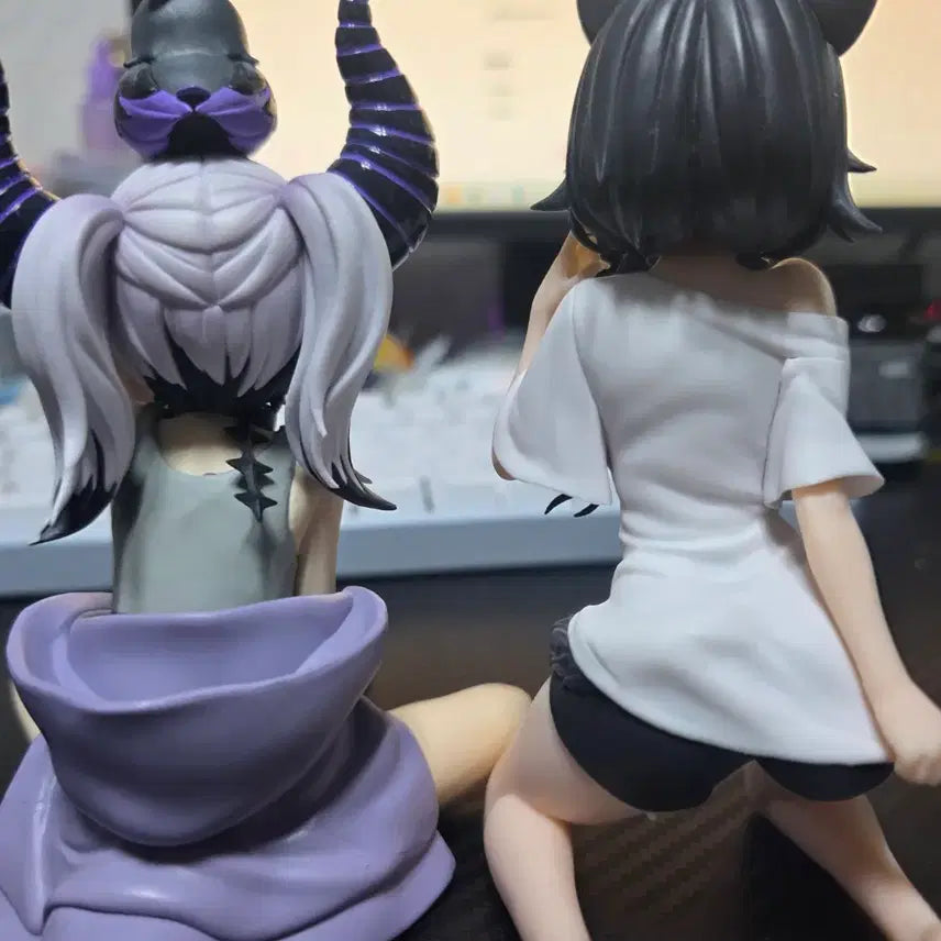 [BUNJANG] Hololive Okami Mio &amp; Laplace Darkness Relax Time Figures Bundle Set / 홀로라이브 오오카미 미오, 라플라스 릴렉스 타임 일괄