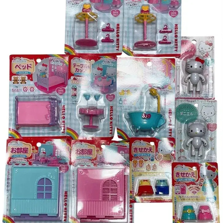 [BUNJANG] Sanrio Hello Kitty Dessert Paradise Figure &amp; Furniture Set Bundle / 헬로키티 디저트 파라다이스 피규어 &amp; 가구 셋트 일괄