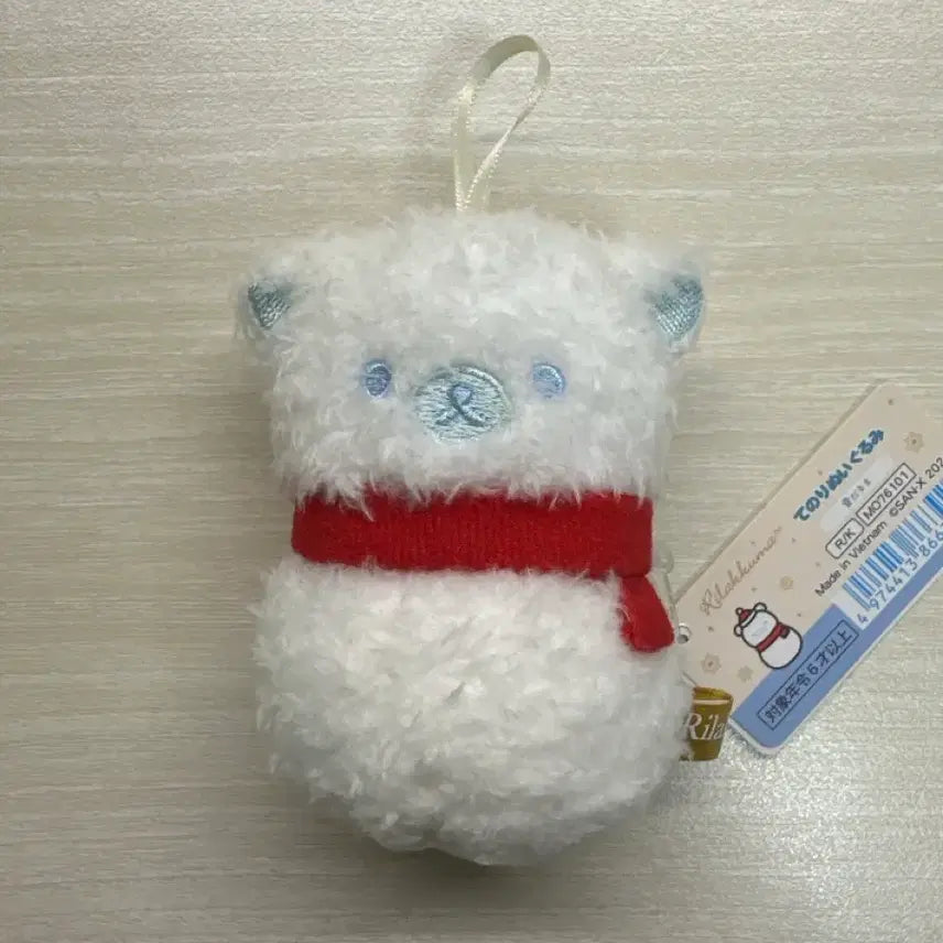 [BUNJANG] Rilakkuma Tenori Ornament Doll Keychain - Snowman / 눈사람 리락쿠마 테노리 오너먼트 인형 키링