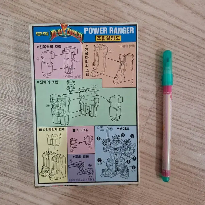 [BUNJANG] Edison Invincible Power Rangers Plastic Model Kit / 에디슨 무적 파워레인저