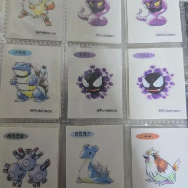 [BUNJANG] Pokemon Stickers / 포켓몬 띠부씰 판매