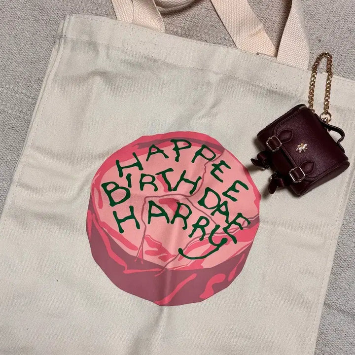 [BUNJANG] Harry Potter Gryffindor Eco Bag &amp; Airpods Pouch Set / 해리포터 에코백+그리핀도르 에어팟파우치