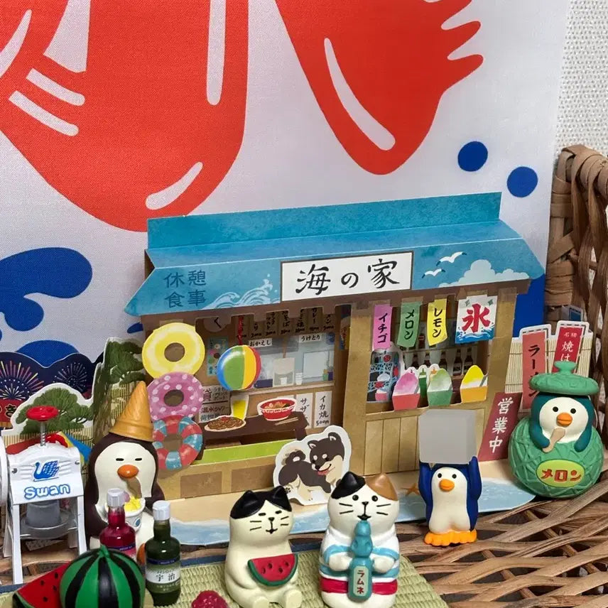[BUNJANG] Summer Bingsu Figure Set / 여름 빙수 피규어 세트