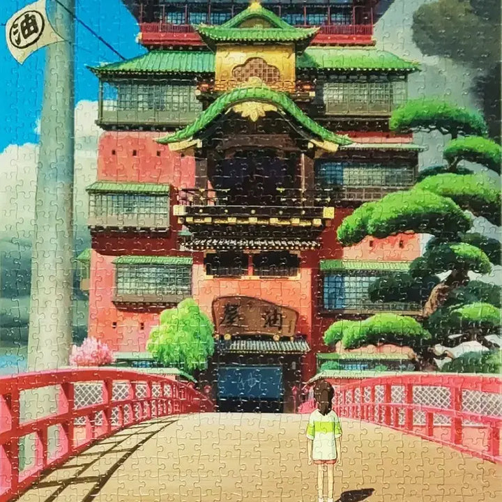 [BUNJANG] Spirited Away 1000 Piece Jigsaw Puzzle / 센과 치히로의 행방불명 직소퍼즐 1000피스