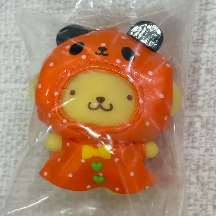 [BUNJANG] ChibiTomo Pompompurin Raincoat Plush / 치비토모 우비 폼폼푸린