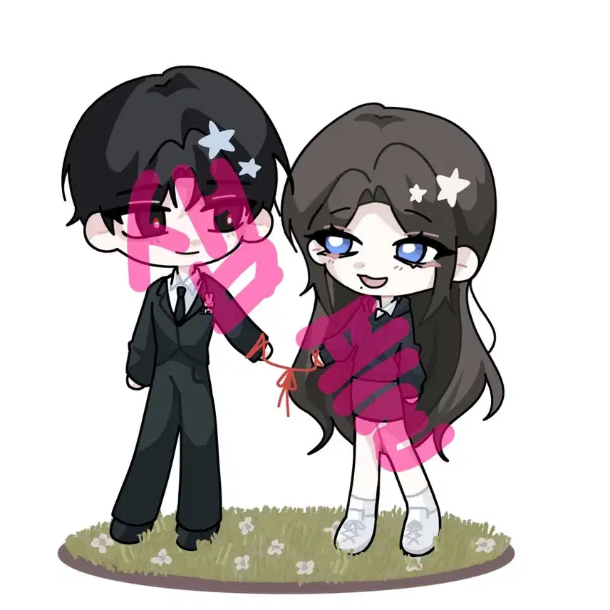 [BUNJANG] 2-Person Pair SD Commission / 2인 페어 sd 커미션