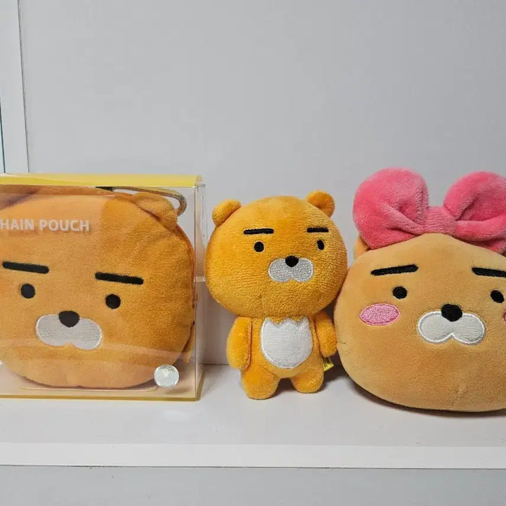 [BUNJANG] Kakao Friends Ryan Plush Doll / Plush Keychain / Card Case Set / 카카오프렌즈 라이언 인형/인형키링/카드케이스