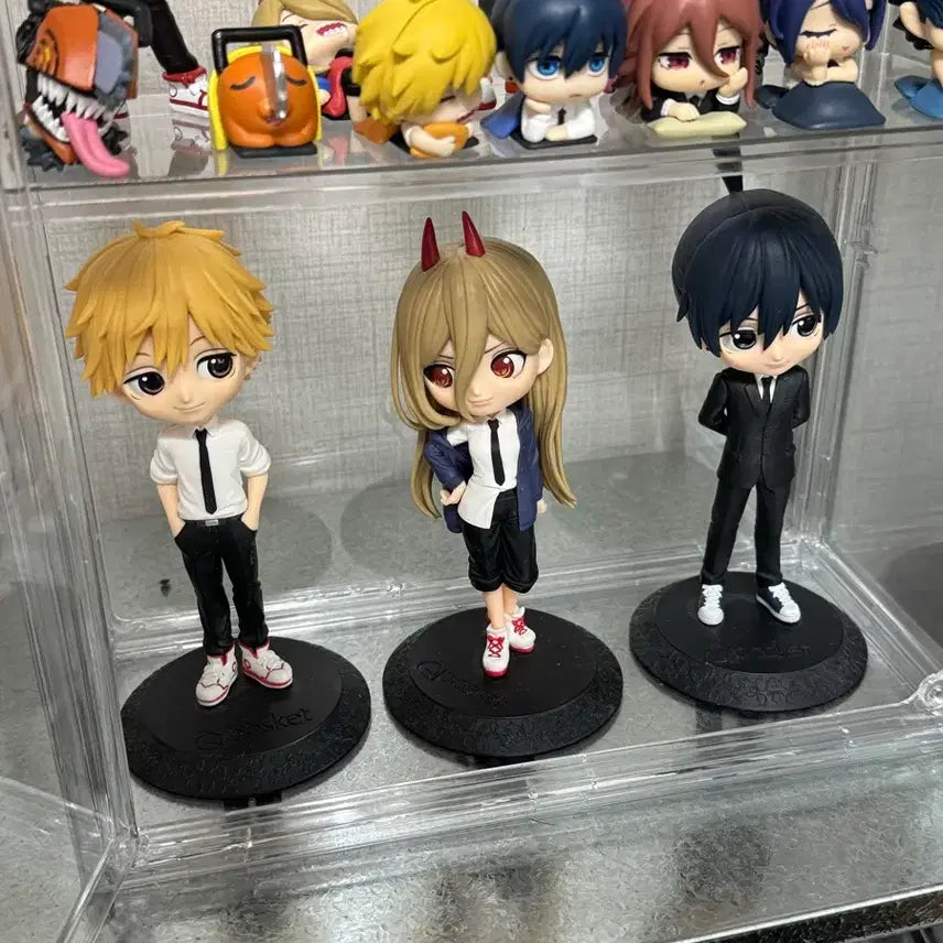 [BUNJANG] Qposket Petit Chainsaw Man Denji Power Aki Figure Bundle Set / 큐포스켓쁘띠 피규어 덴지 파워 아키 (일괄)