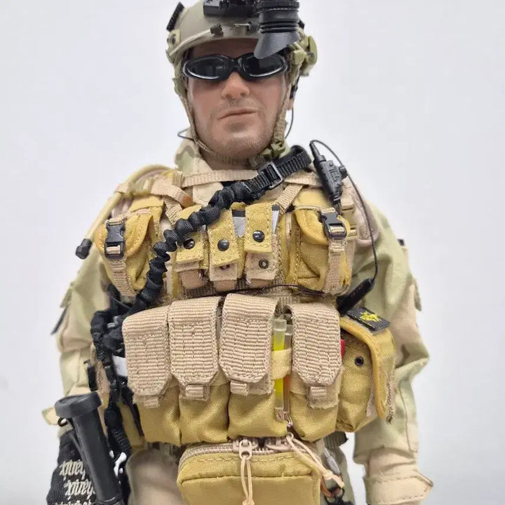 [BUNJANG] Custom Navy SEAL DEVGRU Desert Tri-Color Version Military Figure / 밀리터리 피규어 커스텀 네이비씰 데브그루 사막삼색 버전
