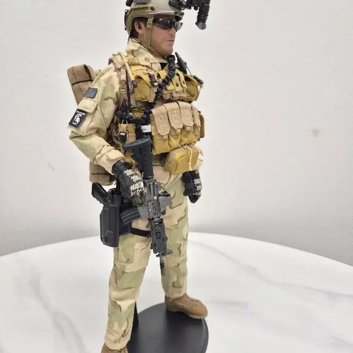 [BUNJANG] Custom Navy SEAL DEVGRU Desert Tri-Color Version Military Figure / 밀리터리 피규어 커스텀 네이비씰 데브그루 사막삼색 버전