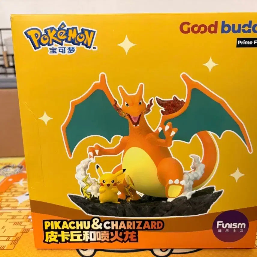 [BUNJANG] Pokemon Pikachu &amp; Charizard Mate Figure / 포켓몬스터 피카츄 &amp; 리자몽 메이트 피규어
