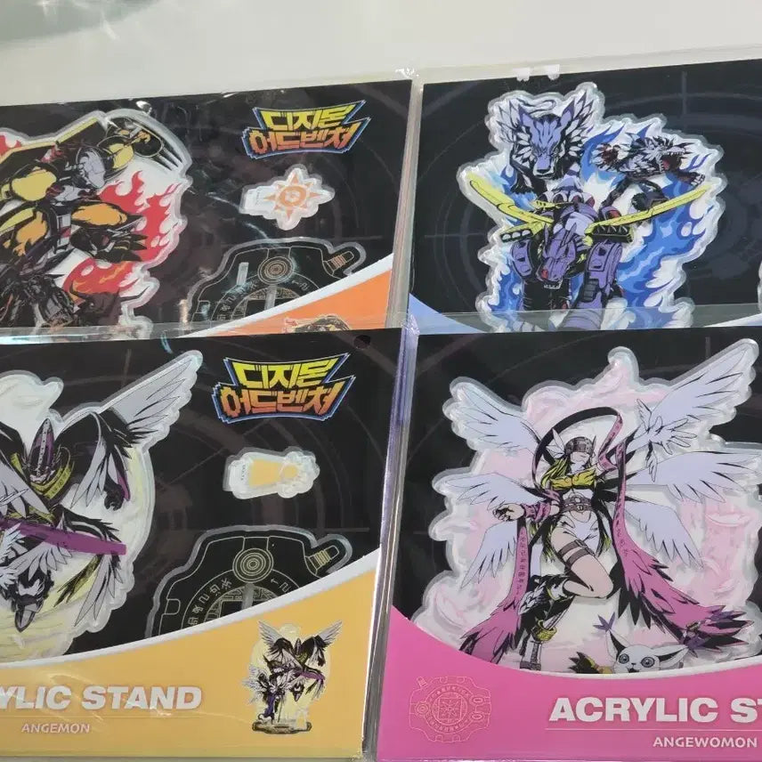 [BUNJANG] Digimon Adventure Exhibition Evolution Acrylic Stands (4 Types) / 디지몬 어드벤처 전시회 진화아크릴 4종