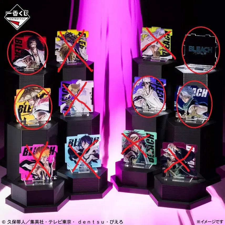 [BUNJANG] Ichiban Kuji Bleach G Prize Illustration Poster Full Set / 제일복권 블리치 G상 일러스트 포스터 풀세트